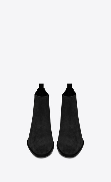 wyatt 30 chelsea boot in black suede